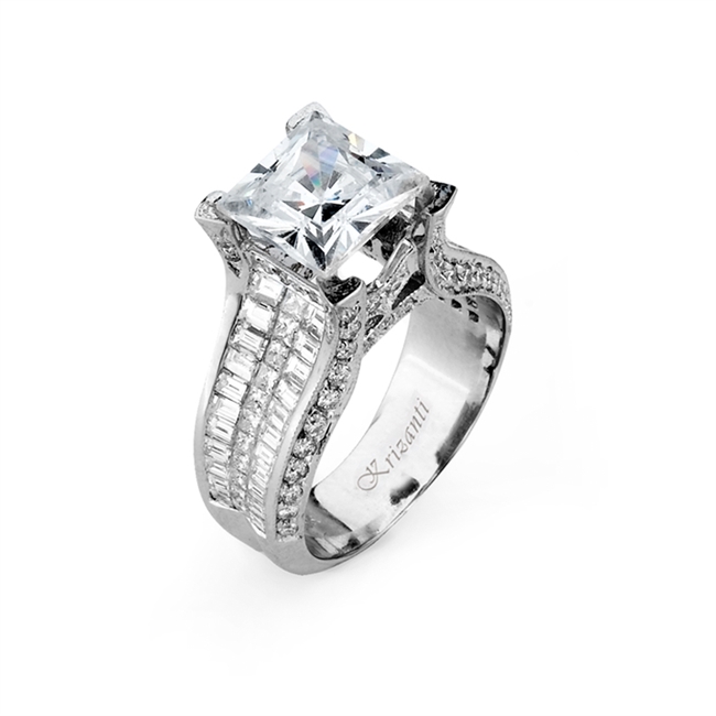 18KW INVISIBLE SET ENGAGEMENT RING 3.20CT